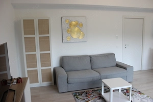 Inchiriez apartament 2 camere + loc de parcare subteran, imobil Forest On, Baneasa, sector 1