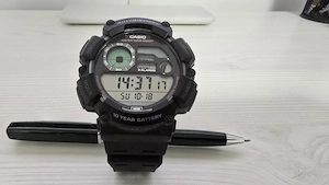 Ceas barbatesc Casio Collection WS-1500H-1AVEF (Fishing Gear) - Impecabil