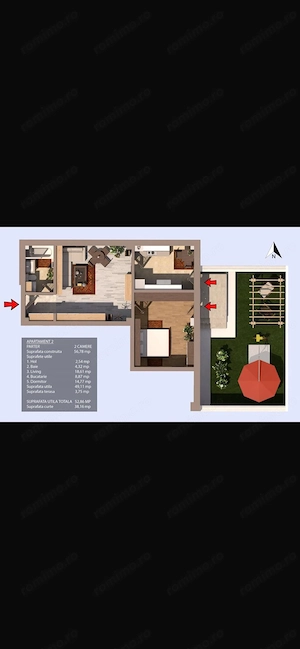 Apartament de vânzare