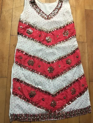 Rochie   Tunică etnică spectaculoasă   Broderie manuală, paiete și mărgele (Stil Boho   Oriental   F