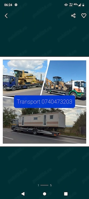 Transport Utilaje Tractari