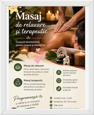 Reincarca-ti bateriile: Masaj de relaxare pentru trup și suflet