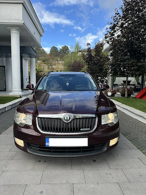 SKODA SUPERB II COMBI GREENLINE 1.6 TDI 105 CP   2011   Rosso Brunello   Istoric Service - imagine 3