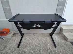 birou gaming lindholm cu led negru (jysk) 110 x 60 x 78 cm