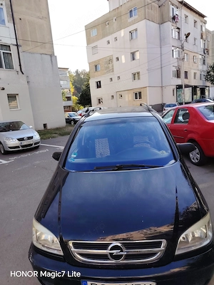Vand Opel Zafira, 1,6 benzină+gpl, 7 locuri, an 2005, ITP și RCA valabile. Nu schimb, am altă mașină - imagine 2