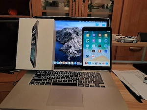 Pachet Apple: MacBook Pro Retina 15" i7 + iPad Mini (complet   pentru piese sau utilizare) 