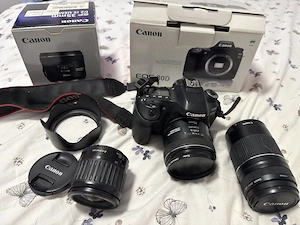 Canon EOS 80D cu 3 obiective 