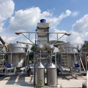 FABRICA semimobila de distilare uleiuri esentiale -  INSTALAȚIE INDUSTRIALĂ COMPLETĂ