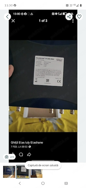 vand pinco osciloscop 3000 noii noute la cutie mukte bucati