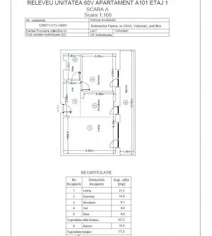 Apartament 2 camere | Mobilat&Utilat | Horizon City | Zona Pipera - imagine 12