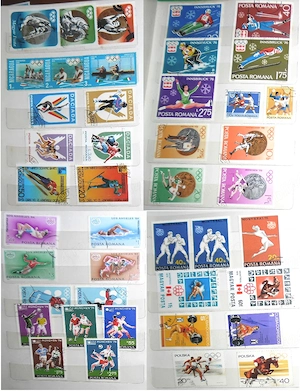 Timbre obliterate (ștampilate) - lot nr. 1 - sport