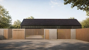 Casa individuala superba, cu arhitectura scandinava, moderna - langa padure, teren generos - imagine 2