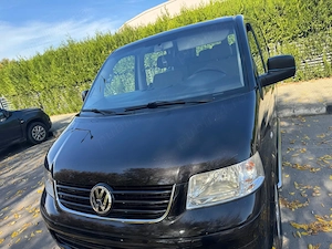 VW Transporter T5 Dubă închisă- Cabină dublă 5 locuri - 1,9 TDI - AC functional - imagine 2