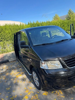 VW Transporter T5 Dubă închisă- Cabină dublă 5 locuri - 1,9 TDI - AC functional - imagine 8