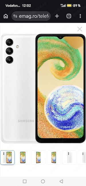 Samsung A04 S,Dual Sim 32 gb ,4gb ram
