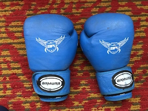 Mănuși de box profesionist, MMA. Disponibile 3 perechi. În stare de uzură minimă.