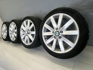 Roti/Jante Skoda 5x112 225/45 R17 Octavia, Superb , Karoq, Yeti; VW Golf 6, Passat, Touran, Jetta;  - imagine 7