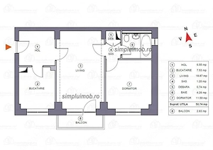 Ocazie 2 Camere Spatios Mobilat Utilat Fix Langa Metrou Titan - imagine 8