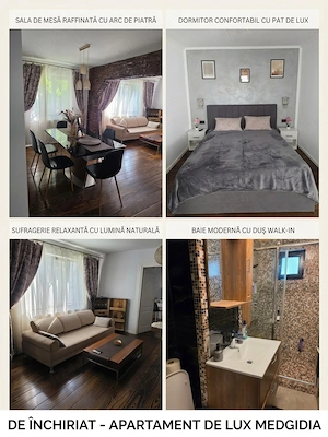 Închiriere Apartament de Lux 2 Camere (Reconfigurat din 3)   Medgidia, Str. Independenței - imagine 4