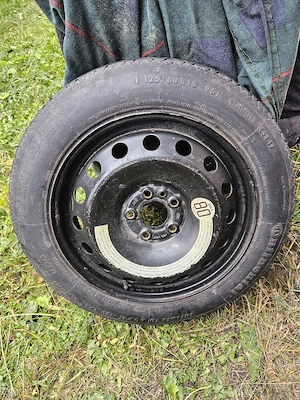Roata rezerva SLIM 5x100 R15 (Polo, Golf 4, Fabia, Ibiza, etc)