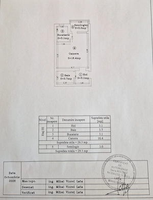 Apartament 1 camera Balcescu la etajul 3 bloc caramida langa Liceul Grigore Moisil si Politehnica - imagine 5