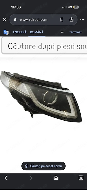 vand far Land Rover evoque 2012-18 si far Land Rover vogue 2013-17Super oferta,pret de nerefuzat 