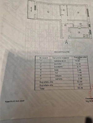 Apartament 2 camere decomandat, zona Gară   Iași | 430   lună, negociabil | Direct proprietar - imagine 4