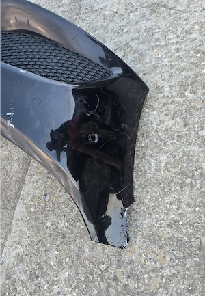 Pachet Fata Mercedes C-Class W205 (Bară completă cu senzori + Aripi) - Originale - imagine 9