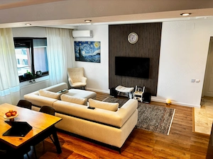 3 camere cu 3 balcoane, renovat și mobilat | Pipera, vizavi de Școala Americană - imagine 2