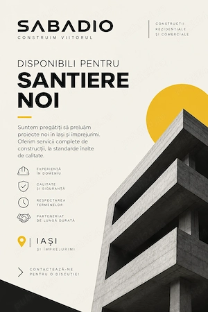 Construcții Case la Roșu & Finisaje de Detaliu în Iași | Echipa Sabadio