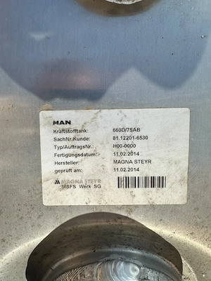 Rezervor MAN TGX 700 litri - imagine 4