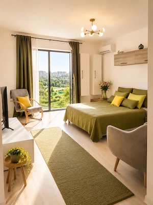 Studio luminos Cloud 9Residence Proprietar Aviatiei Promenada OregonPark Pipera Zona de Nord Comis 0 - imagine 4