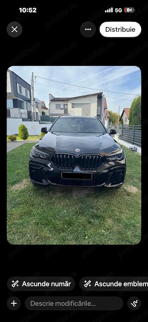 BMW X6 xDrive40d 2  km: ACCEPT ORICE TEST - imagine 5