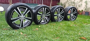 jante aliaj R17 5x112 Vw.Audi.Skoda.Seat.Mercedes. Anvelope iarna Bridgestone 225 45 17 - imagine 2