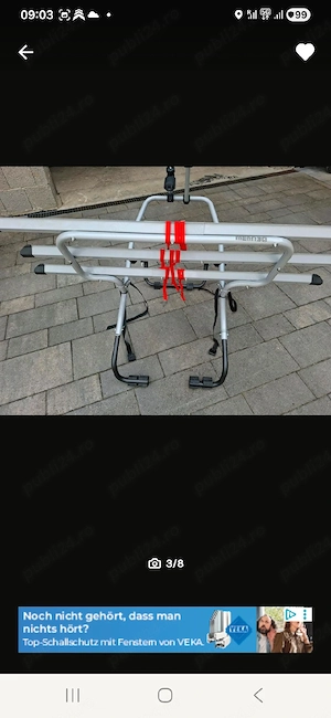 Suport Biciclete pe carlig auto THULE sau asuport universal haion auto peste 30 modele auto - imagine 9