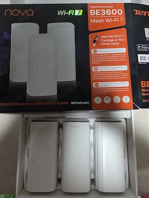 Router mesh Tenda wifi 7 din 3 piese