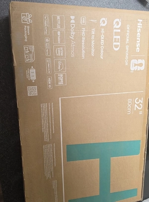 Hisense TV Qled 32" FHD 1080p Smart TV 