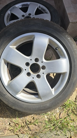 Jante si cauciucuri mercedes e class iarna m+s 205 60 16 - imagine 4