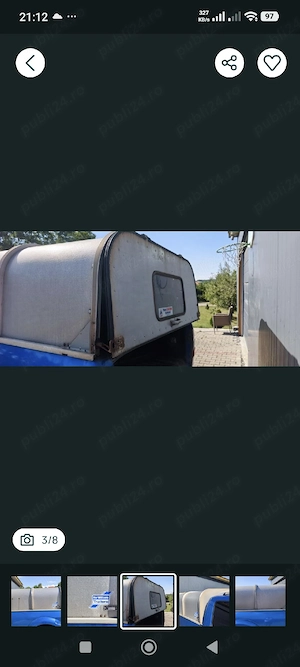 Hard top cober capac acoperis bena Ford Ranger Mitsubishi L200 Nissan Navara d40 Hilux - imagine 2