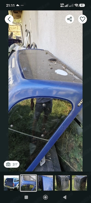 hard top hartop acoperiș bena lada nisan nissan navara d22  - imagine 2