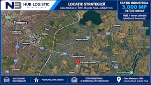 De închiriat direct de la proprietar   spațiu industrial 3.000 mp   Moșnița Nouă   Timișoara - imagine 2