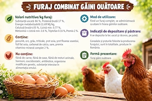 Furaj combinat găini ouatoare