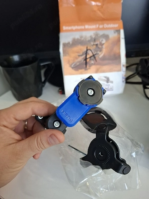 Suport Telefon Moto type Quad Lock + Shock Absorber Amortizor Socuri