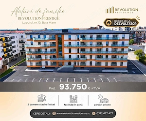 NEW! COMISION 0% - Apartament finisat cu 2 camere - str. Lupului nr 10, Baia Mare
