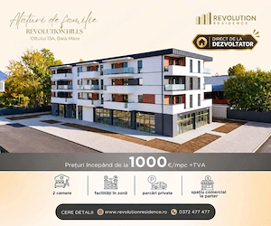 NEW! COMISION 0% - Apartamente cu 2 camere - Oltului 13A, Baia Mare