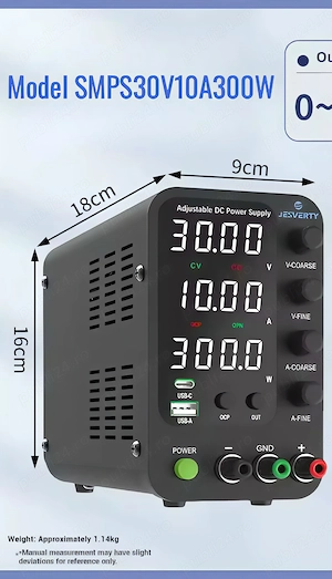 sursa reglabila 30V 10A 300W sigilat