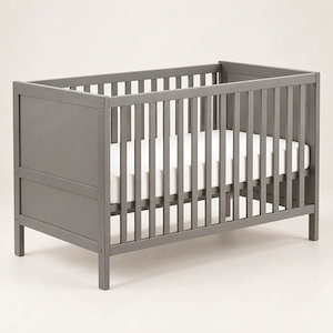 Pătuț IKEA SUNDVIK 60x120 cm   gri   nefolosit