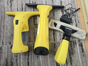 Aparat de spalat geamuri Karcher KWI 1 si WV 50 - Set cu accesorii si incarcator