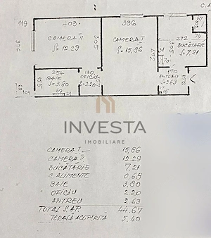 Apartament cu 2 camere, etaj intermediar, Gheorgheni, zona Iulius Mall - imagine 11