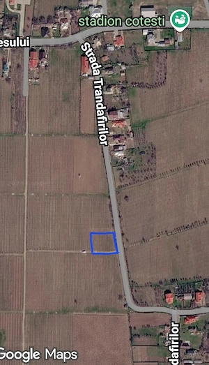 Vând teren intravilan în comuna Cotești